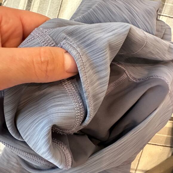 Lululemon Wunder Train HR Crop Leggings Heathered Peri Purple Size 4 - Picture 7 of 9